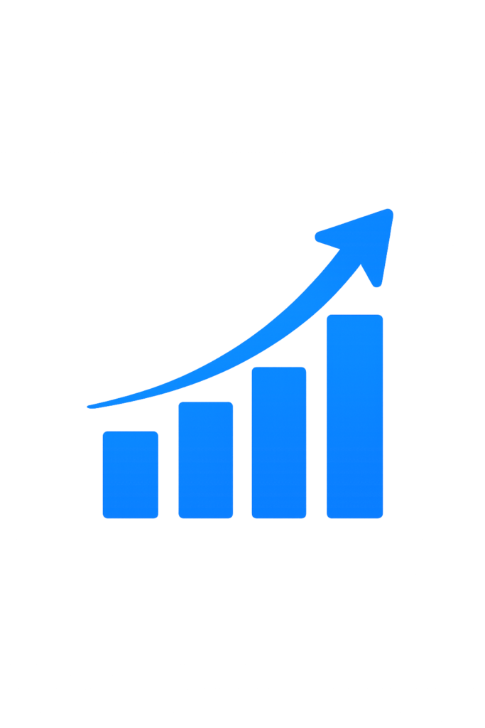 momentum sky growth icon