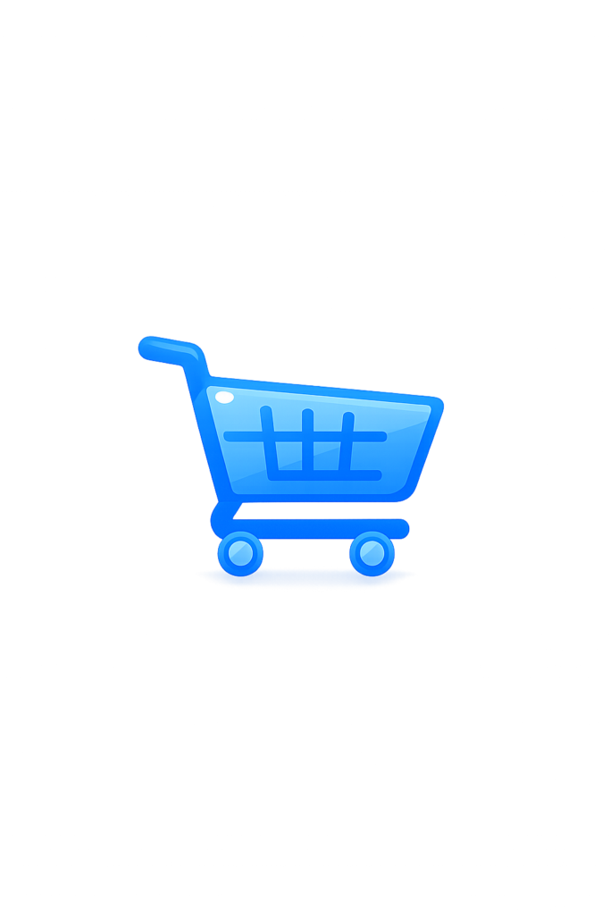Shopping cart icon representing e-commerce businesses