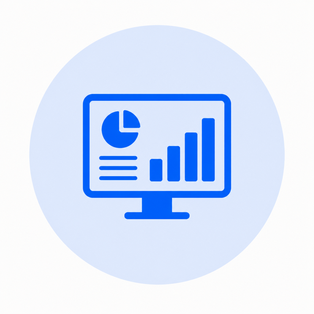 seo tracking reporting icon